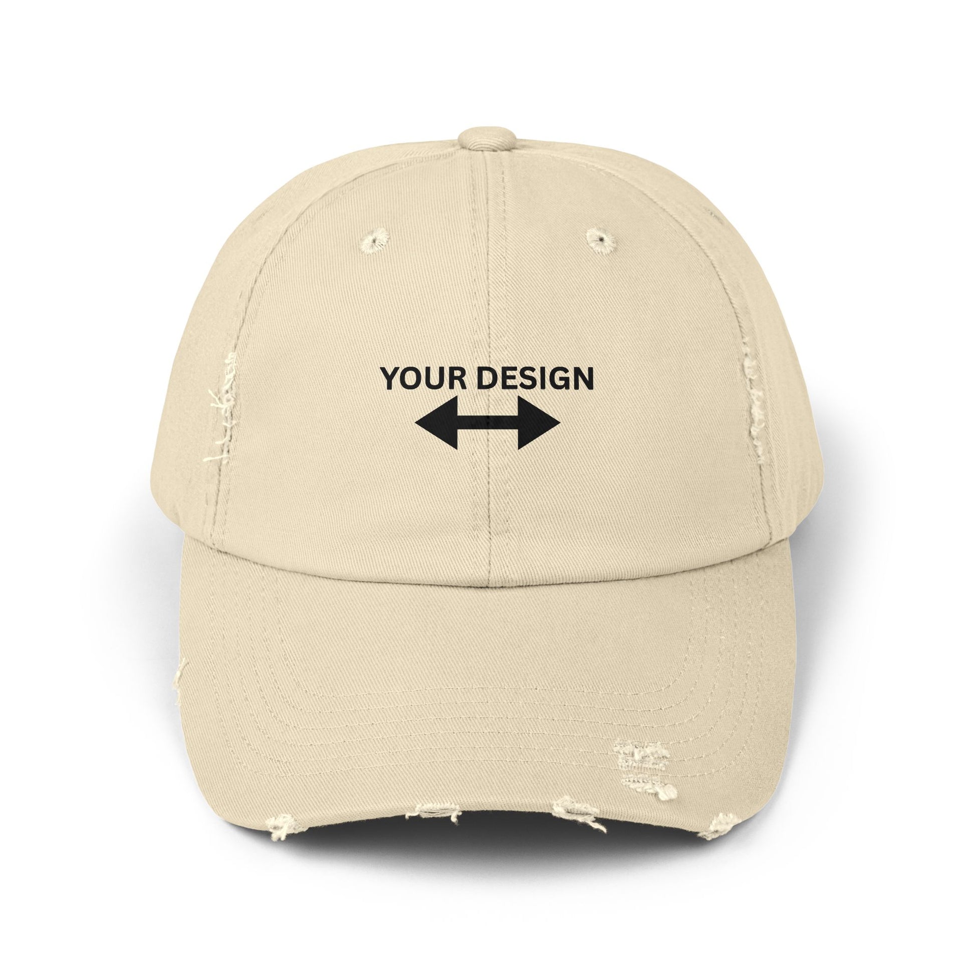 Unisex Distressed Cap (Personalizable)